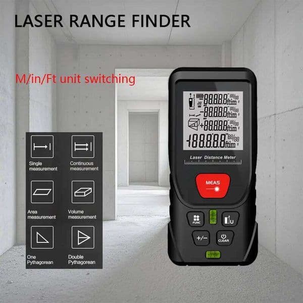 Laser Distance Meter 50M/100M/120M/150M/200M Digital Tape Measure Precision Rangefinder With Distance/area/volume 26H0326
