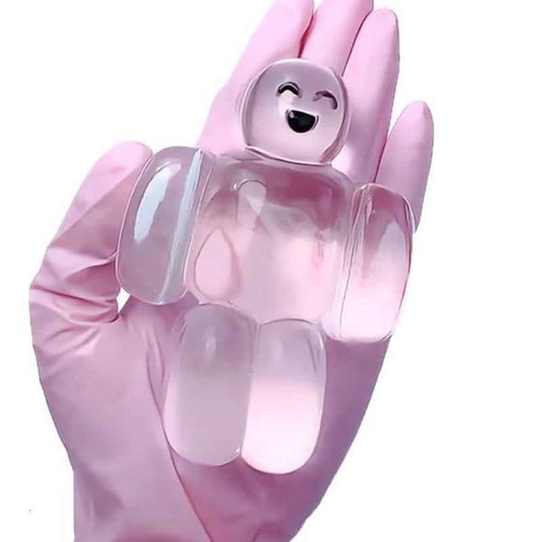 Squishy Transparent Jelly Robot Squeeze Toy Cute Super Soft Slow Rebound Water Sense Toy Kaii Stress-relieving Gift Z260326