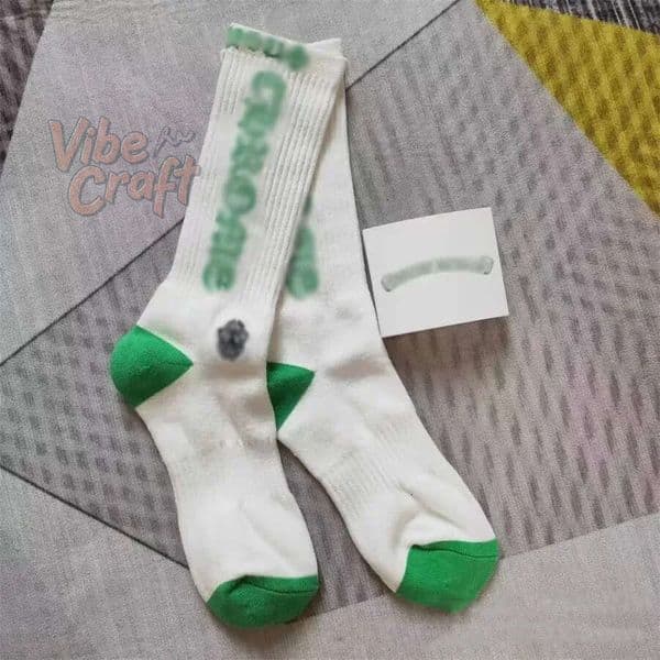 chrome socks Men Socks designer socks Stocking Classic Letter Comfortable Breathable Cotton High Quality 15 Kinds Of Color Freedom To Choose Chrome Matty 57d