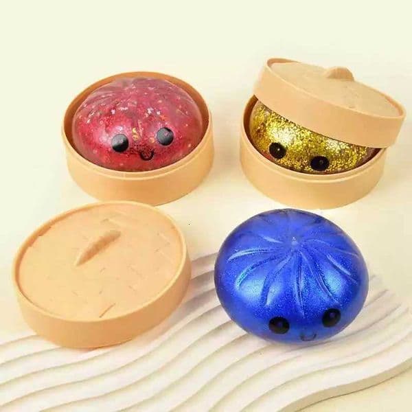 Restic Dumpling Squeeze Stress Reliever Soft Non-Sticky Fidget Put Alternative Fun Desk Decompression Gadget Z260326