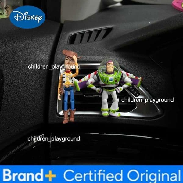 Disney Car Aromatherapy Toy Story Buzz Lightyear Interior Decoration Automobile Air Conditioning Outlet Decoration Pendant Toy Figures H260326