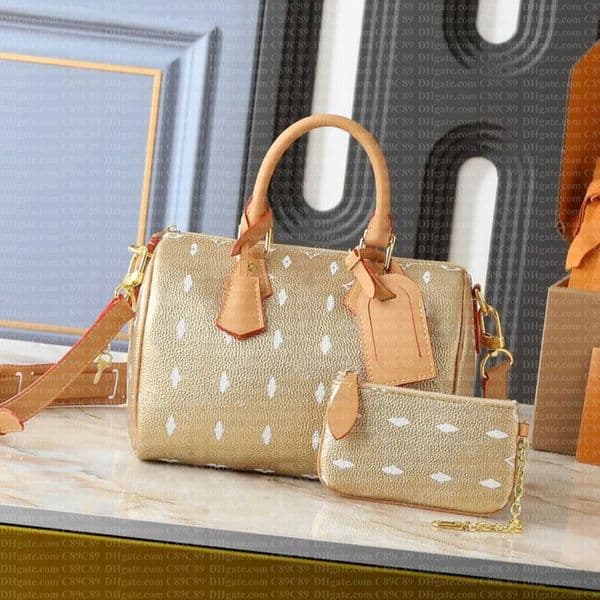 Designer Bag Speed P9 25 Pillow Bag Womens Handbags Luxury Corssbody Shoulder Bag Leather Tote Satchels Clutch Wallet Ladies Travel women Tote bag travel bag