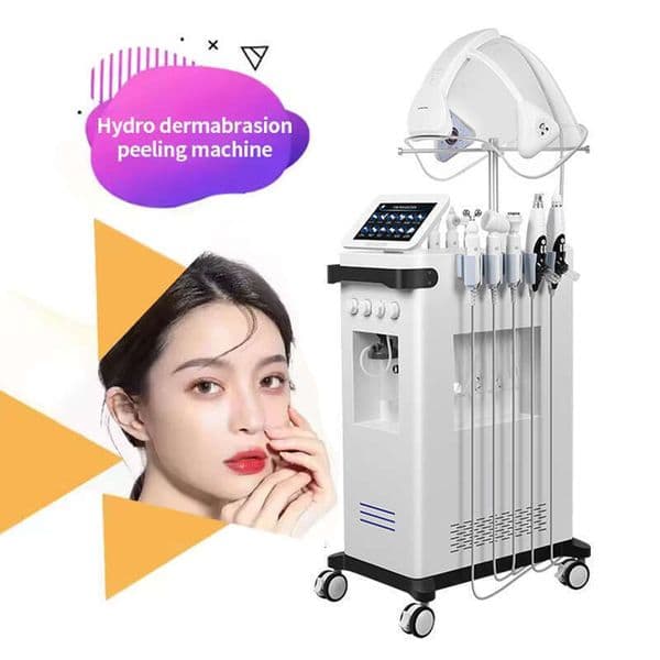 Professional Hydro Dermabrasion Facial Deep Cleansing Machine Screen 12 In 1 Pore Exfoliating Instrument For Skin Care Lifting