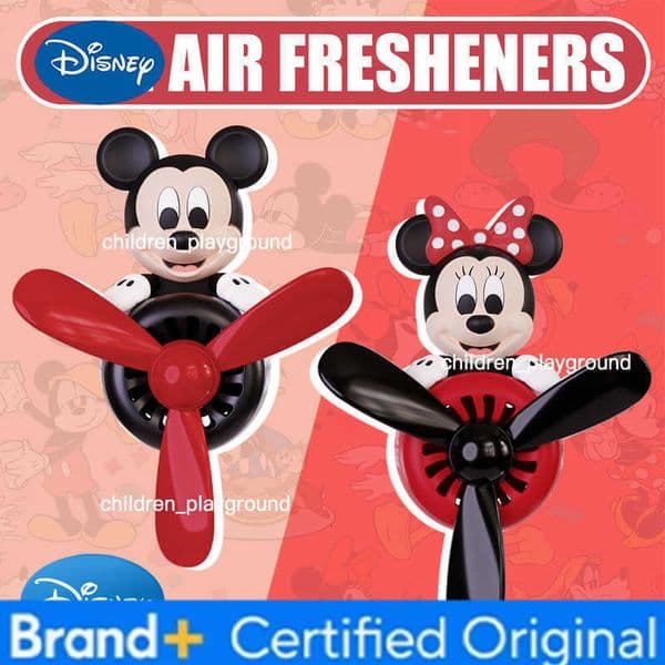 Disney Mickey Minnie Pilot car air fresheners vent Cute Fun plane accessories interior decorations ornaments fragrance diffuser H260326