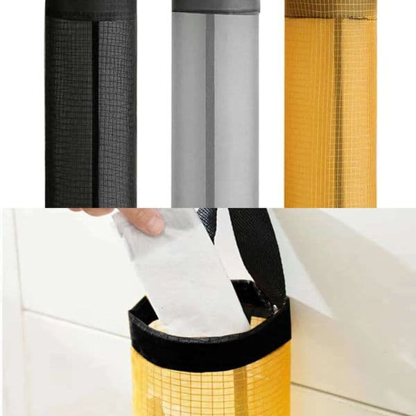Upgrade Home Grocery Wall Mount Plastic Holder Dispenser Hanging Storage Trash Bag Kitchen Garbage Organizer B2