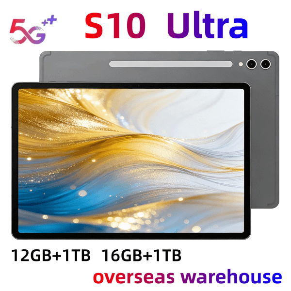S10 Ultra pro11 high definition 11 inch large screen dual card dual standby call learning 2-in-1 portable office touchscreen device with global multilingual version