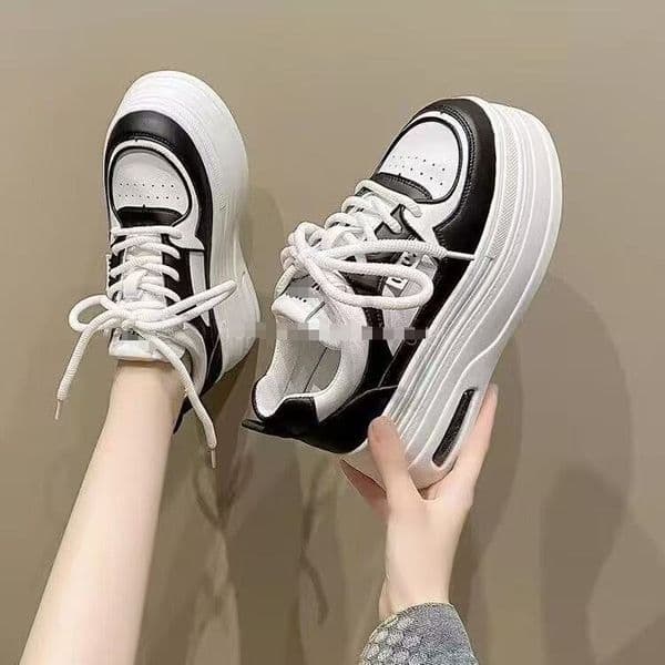 Ddmysports High End Retro Thick Soled Platform Shoes For Women Autumn New Height Increasing Sneakers Casual Sports White Trendy On Instagram Outdoor