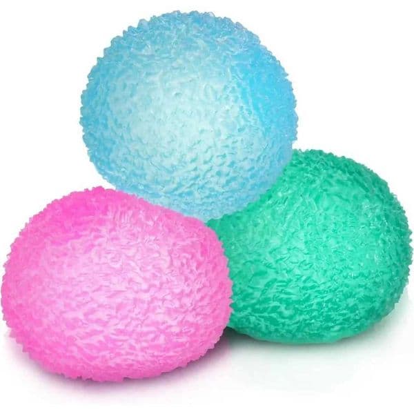1Pc Squishy Multicolor Texture Ice Ball Squeeze Toy for Kids Adult Soft Pinch Pop Fidget Toys Children Halloween Christmas Gifts Z260326
