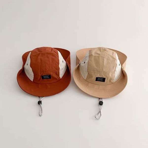 Children's summer girls, outdoor wide-brimmed fisherman's hat, thin, quick-drying, sun-protective, sunshade hat boys, suitable for camping and hiking ddmyshoesvip