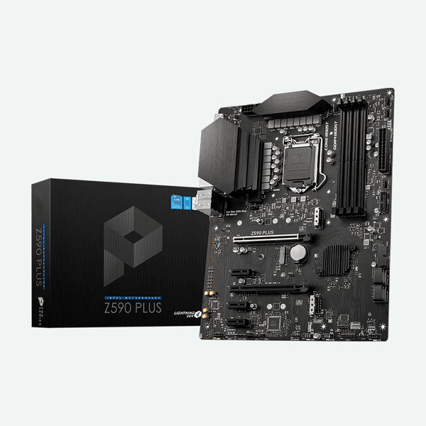 For MSI Z590 PLUS Motherboard LGA1200 DDR4 Intel Z590 Chipset Cheap Mainboard ATX Tested Fully Work be shipp quickly