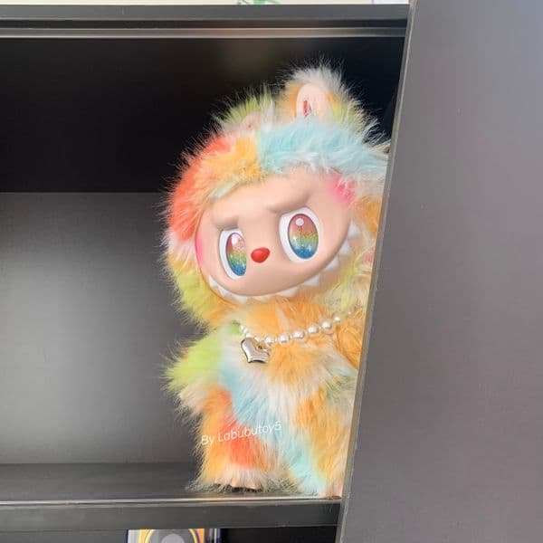 Hot The Monsters Labubu Big Into Energy Rock The Universe Style 38cm Vinyl Plush Doll Soft Gradient Stuffed Toy Collectible Figure Gifts For Kids & Adults YIZHIXING