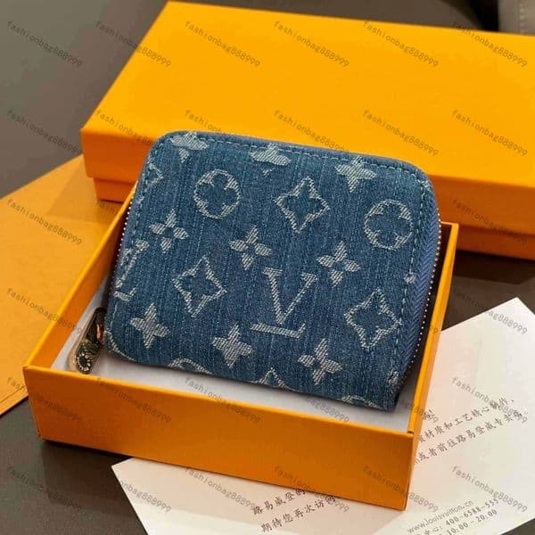 Top quality Fashion designer wallets luxury womens short purses embossed flower letters credit card holders ladies plaid money clutch bags
