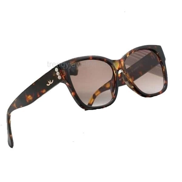 designer sunglasses cc sunglasses three-pearl tortoiseshell-colored for women large-frame sun protection glasses for men channels glasses