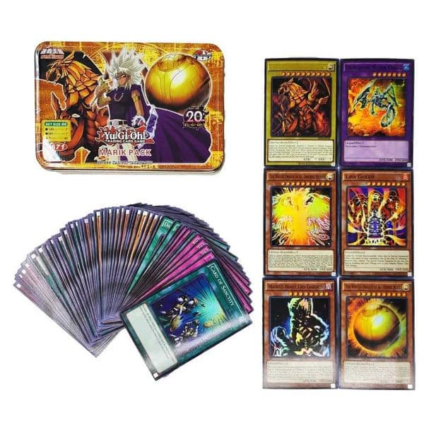 Yu-Gi-Oh Deck 671 MARIK PACK English Holographic Golden White Duel Game Collection Card with Tin Box R251212
