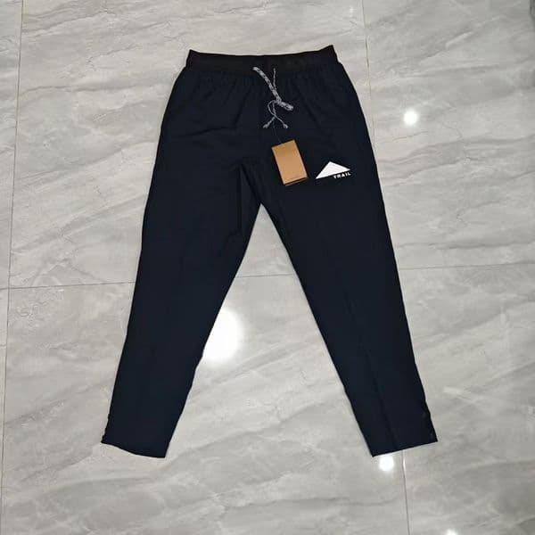 Track and field training loose breathable zipper running pants