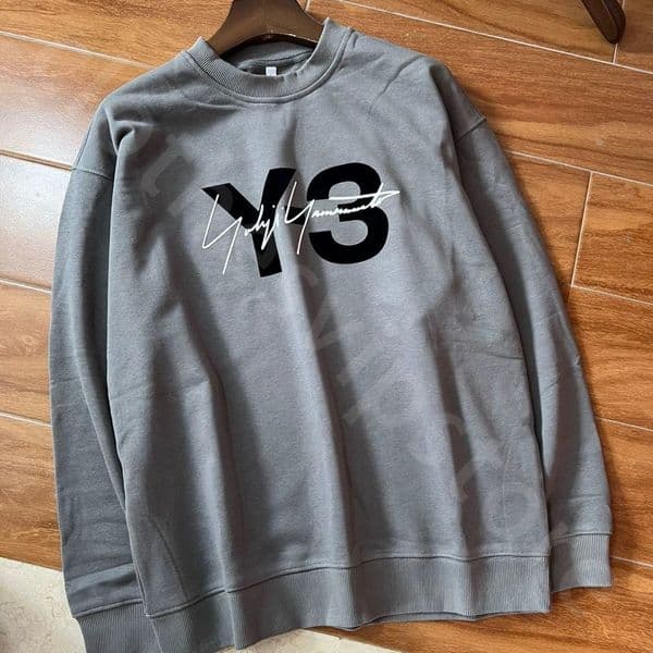 Luxury Designer Mens Long-sleeved Sweaters y3 Autumn and Winter Printed Round Neck Casual Plus Size Loose Tops Y1289