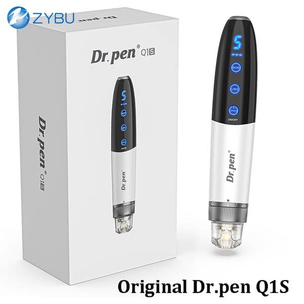 Wireless DrPen Q1S Derma EMS Microneedling Pen Adjustable Cartridge Length 5 Speed Dermapen Facial Skin Care Meso Therapy Dr Pen MTS Device