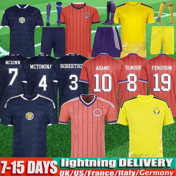 2026 scotland football shirt Soccer Jerseys ROBERTSON McTominay McGREGOR SHANKLAND MCGREGOR Home maillot goalkeeper men kids kits set unifrom Training