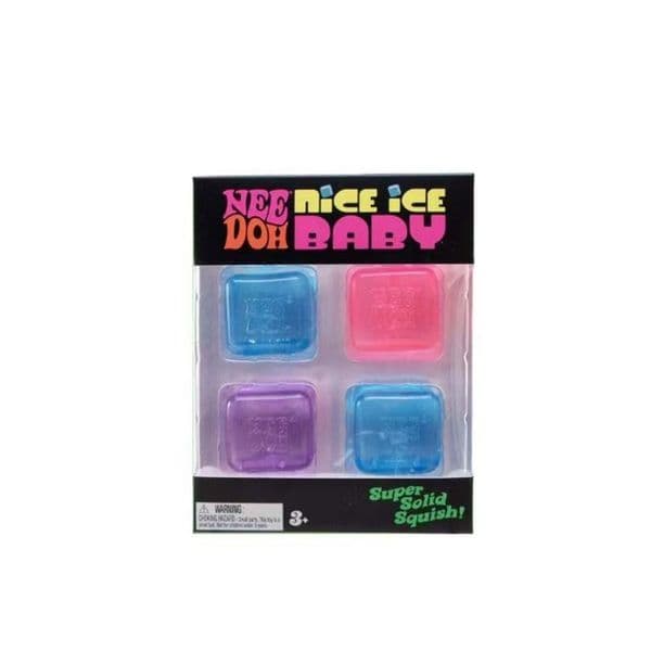 Needoh Nice Cube Antistress Sensoriale, Giocattolo per Ansia e Concentrazione, Cubo Sensoriale da Scrivania per Adulti e Bambini BY SEA
