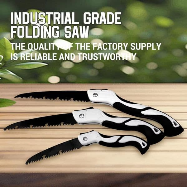AIRAJ 11.8 inch Folding Saw Woodworking Hand Tools Multifunction Cutting Wood Sharp Camping Garden Prunch Saw Tree Chopper