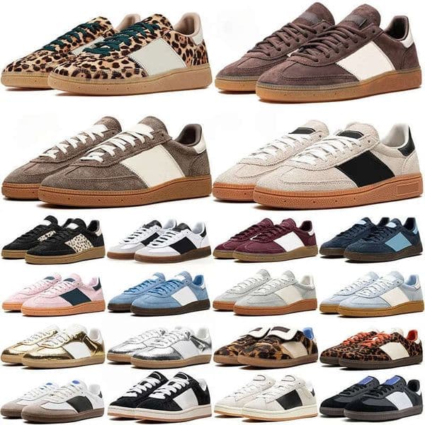 running designer Casual shoe for men women sneakers triple white leopard print Chaussures mens womens outdoor sports trainers shoes size eur 36-45