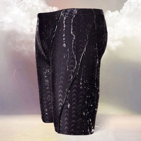 Men Swim Trunks Competition Swimming Half length shorts 0265 260324BJ