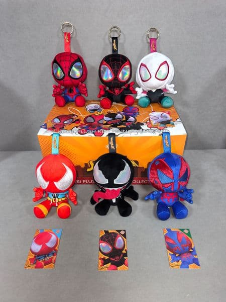 2026 New Cute Cartoon Spider Plush Pendant Fun Trend Blind Box Doll Birthday Gift Wholesale in Stock Free Shipping Fee By sea