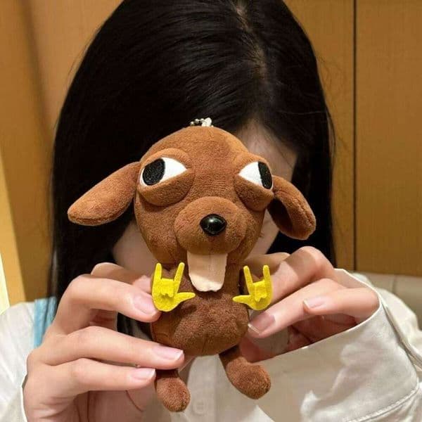 Hiphop Chihuahua Plush Toy Washing Sock Backpack Pendant Birthday Gift