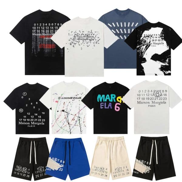 laly Shirt Designer Letters Graphic Tshirt Luxury Digital Pattern Round Neck Fashion Comfortable Hip Hop Street Margela T-Shirt 5c Z260519