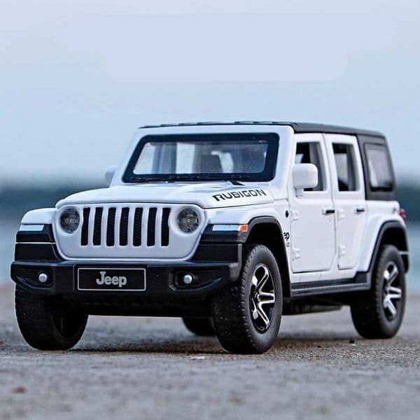 132 Jeeps Wrangler Rubicon Alloy Car Model Diecasts Metal Off-road Vehicles Car Model Simulation Sound and Light Kids Toys Gift R251209