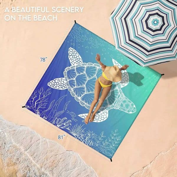 Picnic Mat Waterproof Sandproof Beach Mat Portable Lightweight Blanket Folding Camping Supplies for Outdoor Camping Picnic H260327
