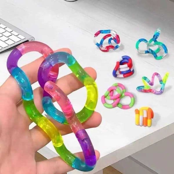Deformable Rope Fun and Educational Fidget Toy Deformation Rope Knot Stress Relieving Toy Funny Gift for Kid Juguetes Antiestrs Q260326