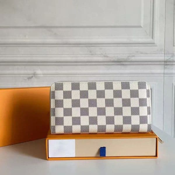 2026 Designer Wallets Women Wallet High Quality Genuine Leather Men Wallet Zipper Ladies Long Purse purses Checked Embossed Flowers Wallet Bag Luxury