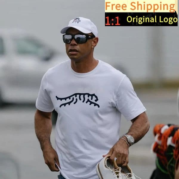 Men's T Shirts 2026 Sunday Red Icon Shirt Tiger Woods Golf Men Loose Comfortable Round Neck Short Sleeve Sport Streetwear Fashion yeclo02