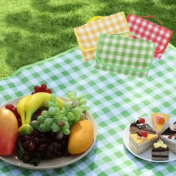 Portable Picnic Mat Outdoor Camping Water Dirt Resistant Folding Picnic Mat Outdoor Gatherings Camping Trips H260327