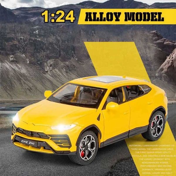 124 alloy URUS bison model car cool sound and light exquisite desktop ornaments the best collection for car model enthusiast R251209