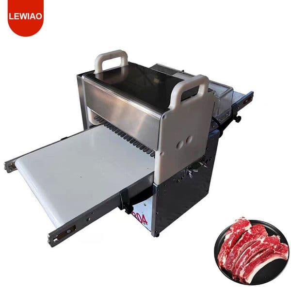 Stainless Steel 200-500kg/h Automatic Meat Cutting Machine Fresh Meat Cube Making Machine Bacon Slicer Machine