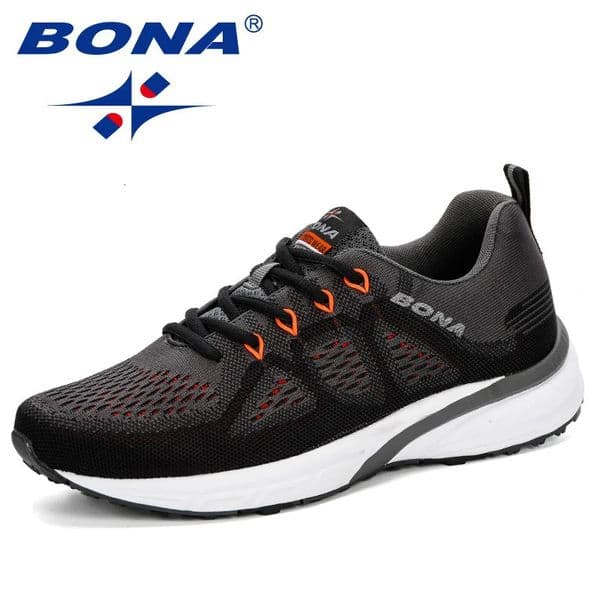 BONA Sneakers Men Shoes Sport Mesh Trainers Lightweight Baskets Femme Running Shoes Outdoor Athletic Shoes Men 260324
