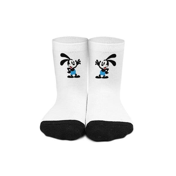Oswald The Lucky Rabbit Socks Disney Cartoon Crew Sock Breathable Mid Calf Sock Soft Ankle Socks Sweat Wicking Stockings 1Pairs Fashion Accessories