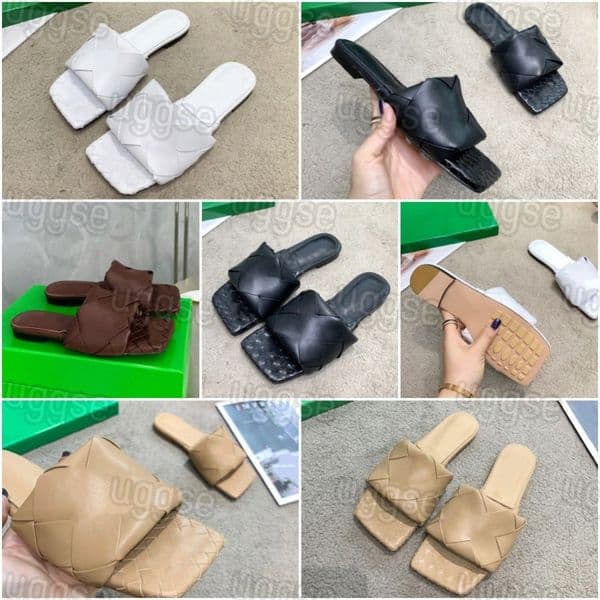 designer sandals New Platform Classic sandal High Quality slippers Leather sole heels round head slides cowhide Womens dress shoes summer white black O1yj#
