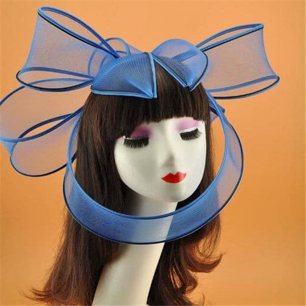 Fashion Black Fascinator Wedding Pillbox Hat Women Elegant Hats Hair Clip Church Ladies Party Headpiece bow mesh Headwear