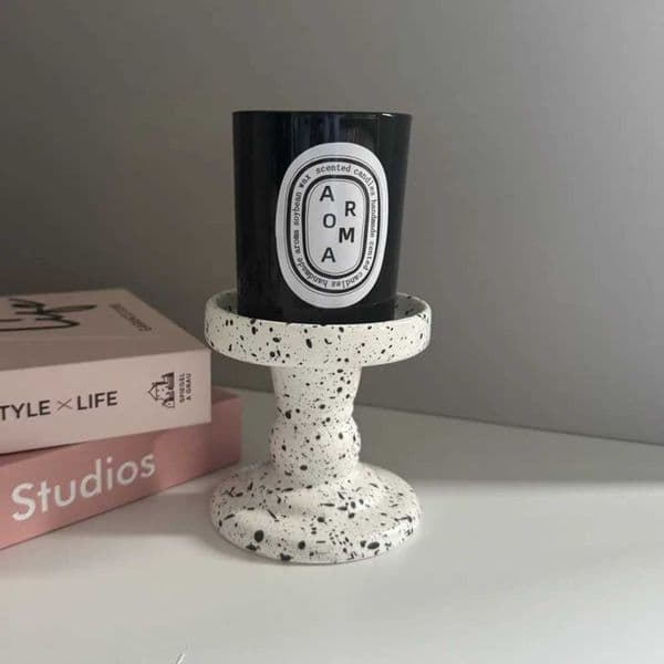 Nordicceramic Aromatherapy Candle Holder Ornaments Living Room Bedroom Dining Table Dinner Shooting Props Decoration AccessoriesT260318