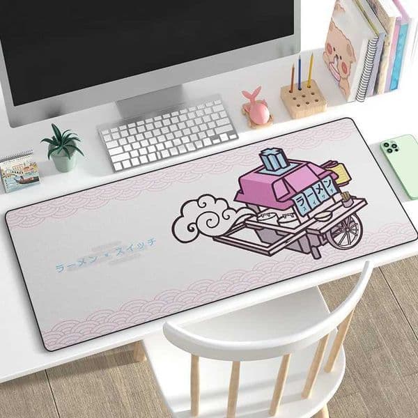 Japanese Sushi Art Mouse Pad Rubber Anti Slip Keyboard Table Mat 900400mm Office Carpet Laptop Gaming Mouse Pad S26327