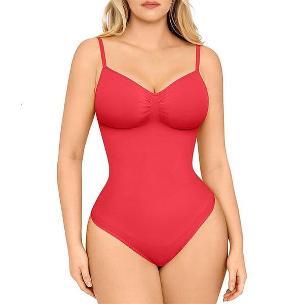 European And American Thong Shapewear Open-Crotch Seamless Waist-Slimming, Tummy-Control, Butt-Lifting Bodysuit