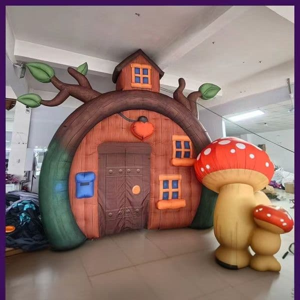 Inflatable Mushroom Tree House Air Model Beauty Chen Decoration Outdoor Interactive Entertainment Set