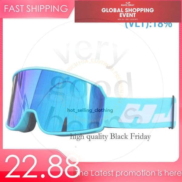 HJC Double Layers Anti-Fog Goggles Snow Snowboard Glasses Snowmobile Eyewear Outdoor Sport Ski Googles gafas para nieve 240710 afc