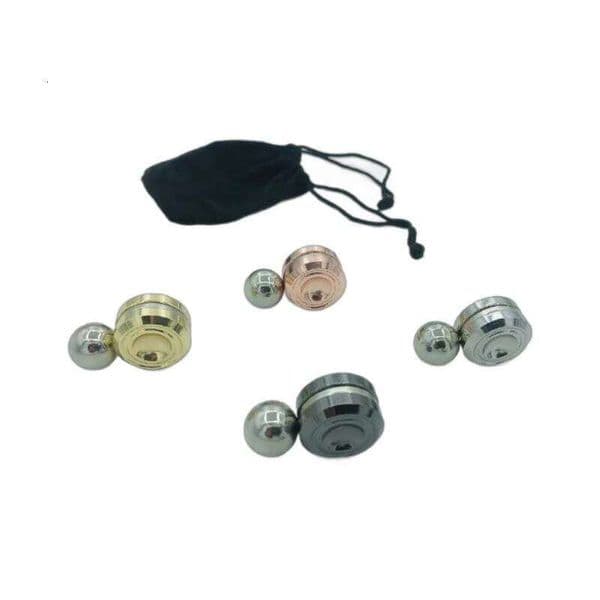 Sputnik, Magnet Gyro, Orbiter Fidget Yo-yo, Leisure, Metal, Fingertip Toy, Decompression Toy