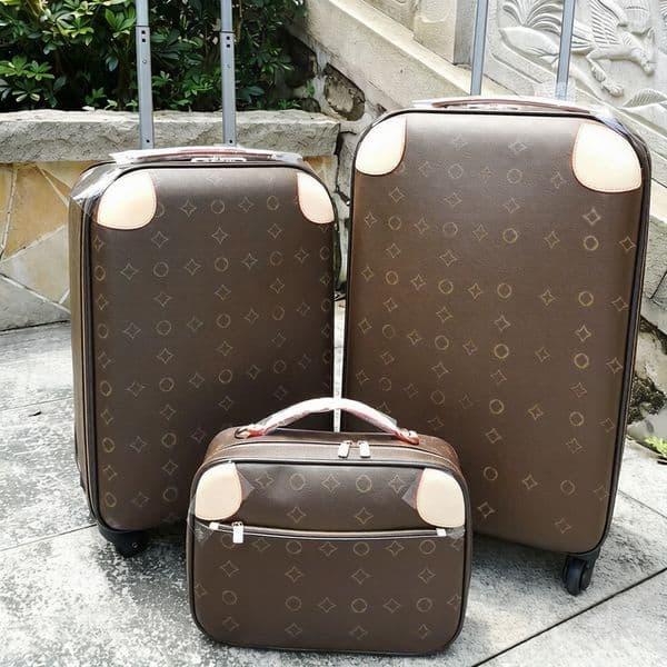 Genuine Leather Suitcase Designer Suitcases Luxury Luggage with wheels Flower Letter Boxes Trolley Case Travel Bag Large Capacity Unisex Suitcases Boarding Case