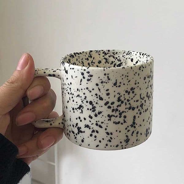 Ceramic Mug Creative Design Nordic Mugs Ins Square Handgrip Cups Coffee Mug Milk Tea Cups Drinkware Mugs Coffee CupsT260328