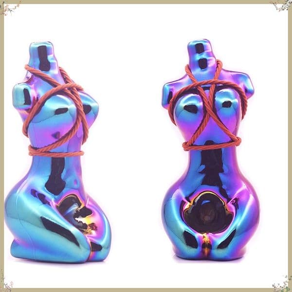 Newest design Creative Smoking Pipes Rainbow Glass Spoon Pipe Hand Pipe Blossom Shape New Tobacco Pipes Gift Accessories